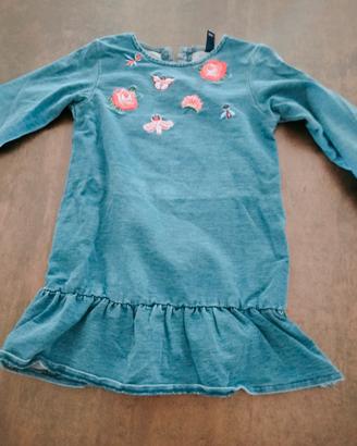 vestito jeans bimba 36 mesi 