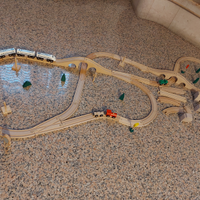 Pista trenino legno