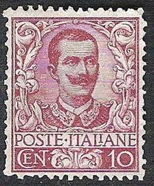 REGNO n. 71 - 10c. carminio - Nuovo s.g. Centrato