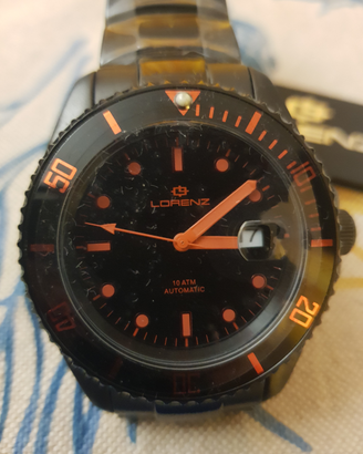 Orologio Lorenz automatico all black