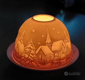 Portacandela in ceramica 