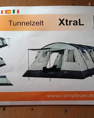 Tenda da campeggio 6 posti 