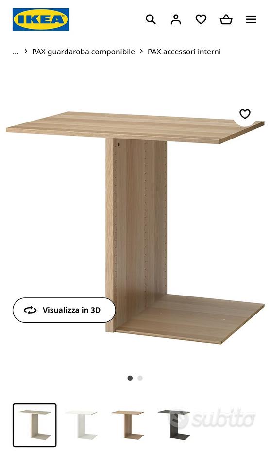 KOMPLEMENT Ripiano estraibile con divisorio, bianco, 100x58 cm - Acquista -  IKEA Italia