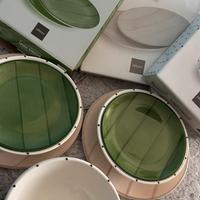 Set piatti due persone Zafferano Striche