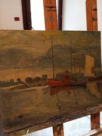 Quadro di Pellegrini Ottorino olio 