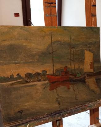 Quadro di Pellegrini Ottorino olio 