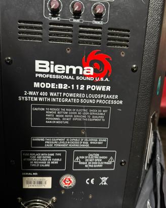 Biema b2-112 power - cassa attiva 12” 400W