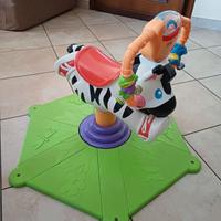 Zebra Fisher Price Bounce and Spin