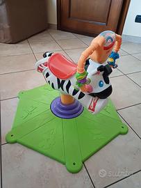 Zebra Fisher Price Bounce and Spin
