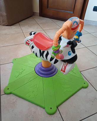 Zebra Fisher Price Bounce and Spin
