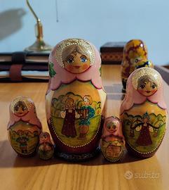 Matrioska russa con fiaba antica 