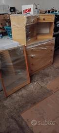 Comò con 4 cassetti e specchiera
