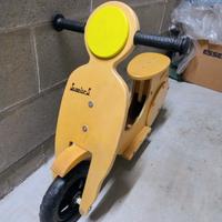 Bici a spinta Vespa in legno 