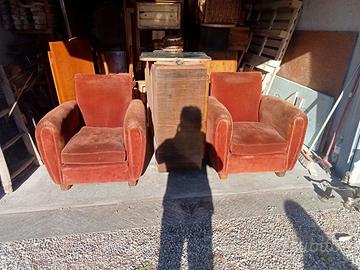 Coppia Poltrone anni'40