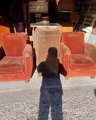 Coppia Poltrone anni'40