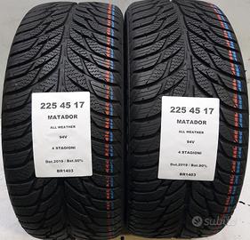 2 GOMME 225 45 17 MATADOR BR1403