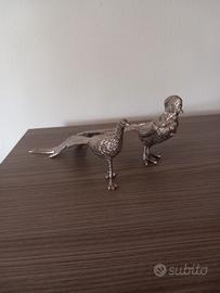 Statuette vintage pavoni