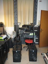 Impianto Audio Professionale Attivo 1800 Watt