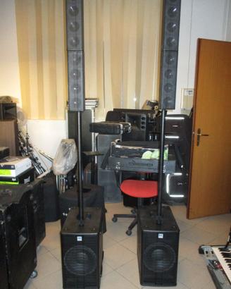 Impianto Audio Professionale Attivo 1800 Watt