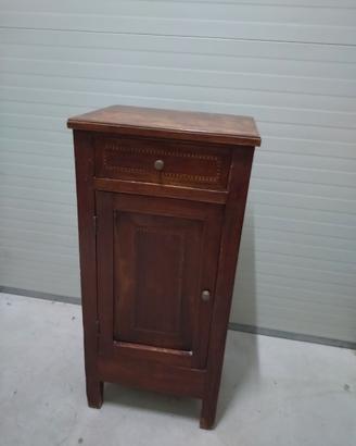 Comodino antico in legno