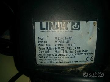 attuatori lineari linak corrente continua