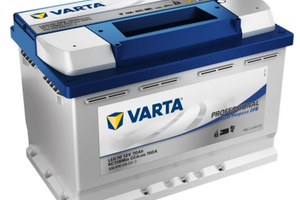 Batteria 70ah varta usata per fuoribordo elettrico