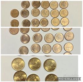 Lotto Grande Monete 20 Lire Italiane