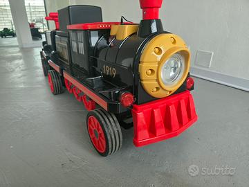 trenino elettrico per bambini  cavalcabile