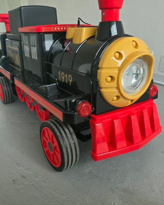 trenino elettrico per bambini  cavalcabile