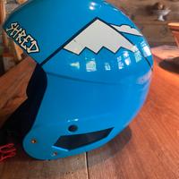 Casco Shred Mountains Design Light Blue