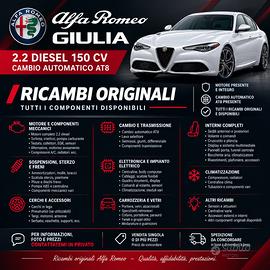 ALFA ROMEO GIULIA 2.2 DIESEL 150 CV AT8 - RICAMBI