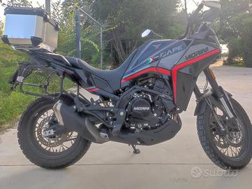 Moto Morini x Cape 650 cerchi a raggi completa di 