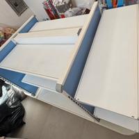 Gondola modulare con struttura e mensole metallo