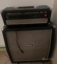 Amplificatore testata e cassa chitarra elettrica