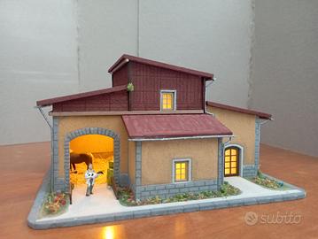 Casale/fattoria scala 1:87 per plastico ferroviari