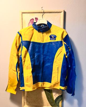 Giubbotto pelle yamaha camel