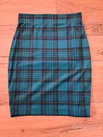 Gonna tartan verde