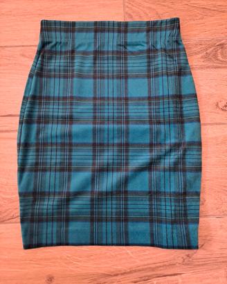 Gonna tartan verde