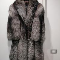 Cappotto di volpe argentata