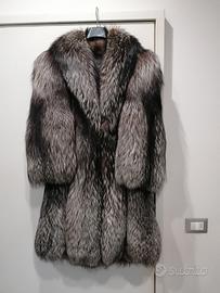 Cappotto di volpe argentata