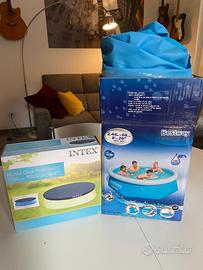 Piscina rotonda Bestway e telo di copertura