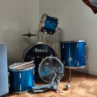 Batteria acustica completa Sakura  - NUOVISSIMA