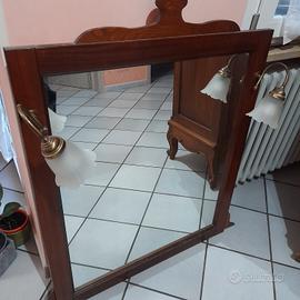 specchiera da bagno in massello