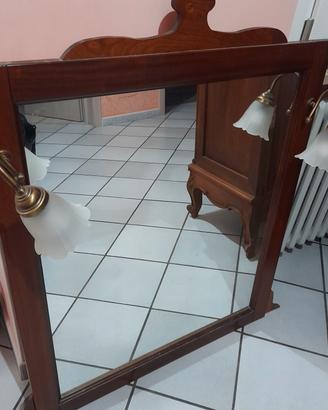 specchiera da bagno in massello