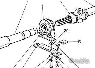 Maserati Biturbo Supporto Albero Cardano 316020103