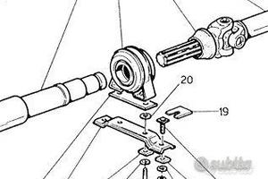 Maserati Biturbo Supporto Albero Cardano 316020103
