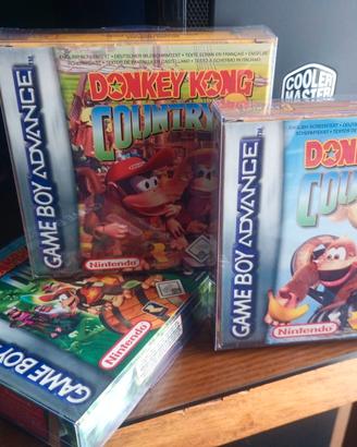DONKEY KONG COUNTRY 1-2-3 BOXATI MANUALI ORIGINALI