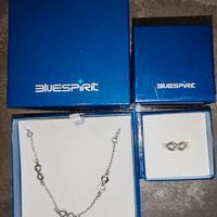 Bluespirit braccialetto ed anello argento