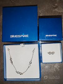 Bluespirit braccialetto ed anello argento