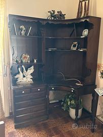 Mobile ad Angolo per TV Stile Vecchia America